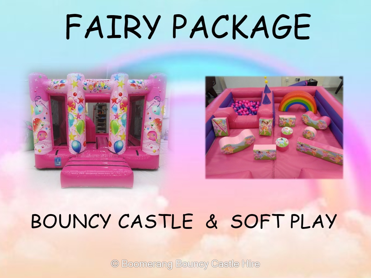 Fairy Package Bouncy Castle Hire in Southport, Preston, Burscough